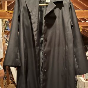 Black Mens Rain Coat